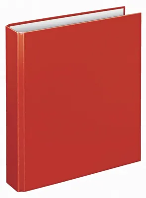 Produktbild von Ringbuch Basic A5 PP kaschiert 4-D-Ring-Mechanik 25mm rot Packung mit 10 Stück