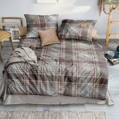 Produktbild von Irisette Mako-Satin Bettwäsche Wave 8770 multi 135x200 cm + 80x80 cm