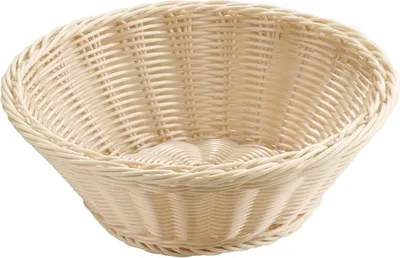 Produktbild von APS 40135 Korb ECONOMIC,Ø 25,5 cm, Höhe 8,5 cm, Polypropylen, beige