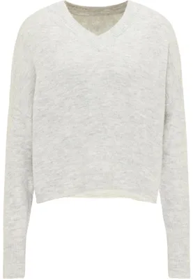 Produktbild von HALEE damen strickpullover - silbergrau, XL/XXL