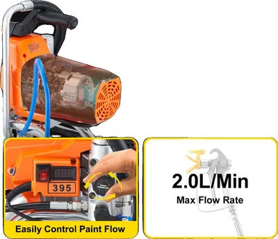 Immagine prodotto di Spruzzatore airless VEVOR, potenza 2000W/2200W, portata 2L/min, 2200W