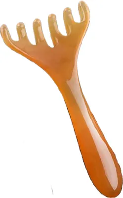 Obrázok produktu pre INF Hrebeň na masáž hlavy - Relaxujte a zbavte sa stresu žltá