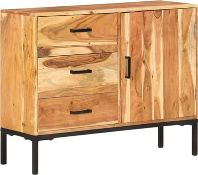 Image de Buffet 88x30x73 cm Bois d'acacia massif