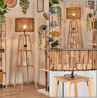 Produktbild von Obenetto Stehlampe aus Holz/Bambus in Naturfarben