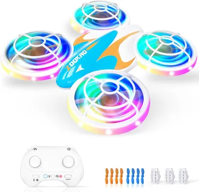 Produktbild von Mini Drohne für Kinder, ab 6+ Jahre, Ostern & Geburtstags Geschenke Spielzeug-Drohne (RC Flugzeug for Kids und Anfänger Quadrocopter mit LED Lichter)