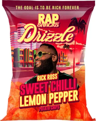 Produktbild von Rap Snacks Rick Ross Sweet Chilli Lemon Pepper (12 x 71g)