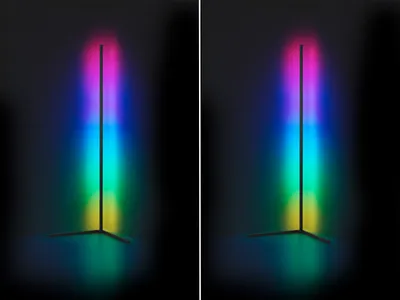 Produktbild von LED Stehlampen dimmbar, indirekte TV & PC Gaming Beleuchtung für Wohnzimmer Ecke