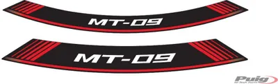 Immagine prodotto di PUIG 9135R Strisce per cerchi speciali per YAMAHA MT-09 Rosso