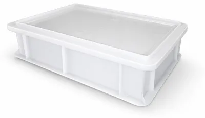 Zdjęcie produktu dla Pojemnik na ciasto - Pojemnik na kulki pizzy - 41 x 31 x 11 cm - Z pokrywką -  Italy