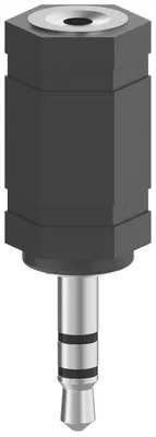 Zdjęcie produktu dla Hama 00205199, 2.5mm, 3.5mm, Czarny, Srebrny