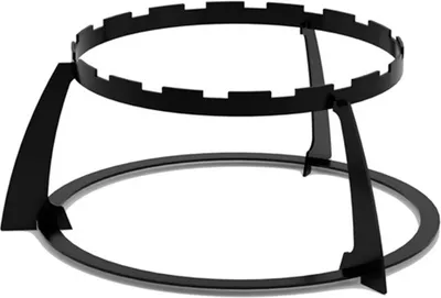 Produktbild von Hoher Ring für Grillplatte 42 x 20 x 42 cm Rohstahl Schwarz