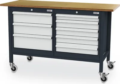 Image de Établi mobile WS24 L x P x H 1 500 x 600 x 960 mm - WS24-100141