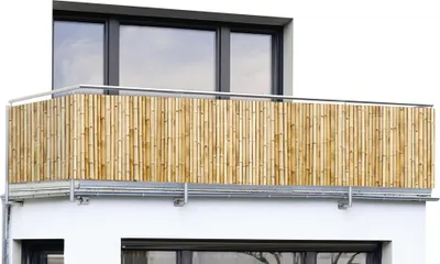 Zdjęcie produktu dla Osłona balkonowa z wzorem bambusa, 5 m x 85 cm