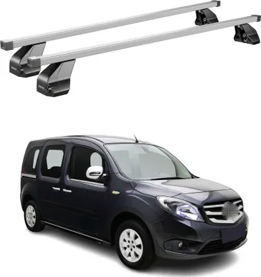 Produktbild von Menabo Dachträger Grundtäger für Mercedes Citan W415 2012-2021 75kg Stahl Silber
