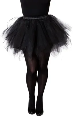 Produktbild von Tutu Tüllrock schwarz, Groesse:S/M