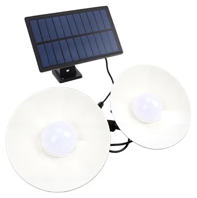 Zdjęcie produktu dla Oświetlenie solarne do szopy, wodoodporne, 1-2 sztuki, wiszące lampy solarne do użytku wewnątrz, na podwórku lub podczas biwaków