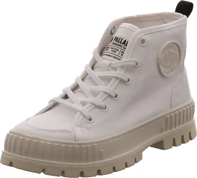 Image de Palladium Femmes Baskets hautes Pallashock Organic 2 blanc