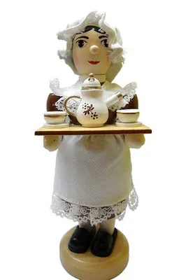 Produktbild von Räuchermännchen / Räucherfrau / Kaffeefrau- Teefrau 18 cm