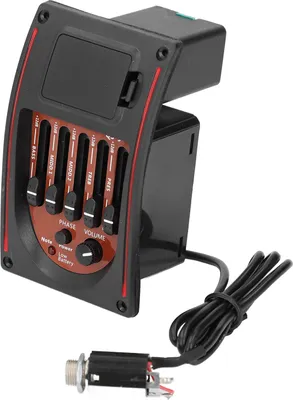 Zdjęcie produktu dla Pickup Guitar Preamp, Pickup Acoustic Guitar Preamp, Guitar Pickup Equalizer, 5 Band Acoustic Guitar Preamp, Acoustic Guitar Preamp EQ, Equalizer Piezo Pickup, Equalizer Piezo Pickup Tuner Amp