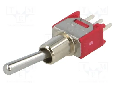 Produktbild von 1x  Schalter Hebelsc ON-OFF-ON  20mΩ SKS07SP Kippsc 3A/28VDC Pos: 3