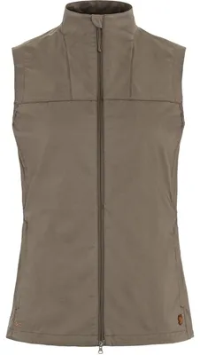Zdjęcie produktu dla Kamizelka Fjällrävern Abisko Vest W dla kobiet, zamszowa, brązowa, rozmiar L