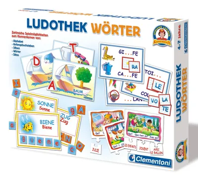 Produktbild von Clementoni 69760 - Ludothek - Wörter