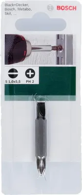 Produktbild von Doppelklinge für Phillips-Kreuzschlitzschrauben und Längsschlitzschrauben (PH,S)