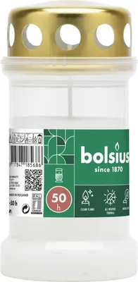 Productafbeelding van Bolsius Herdenkingslicht Nr3 Met Deksel Transparant (1 stuk)