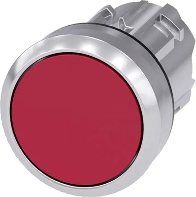 Image de Bouton-poussoir Siemens, rouge