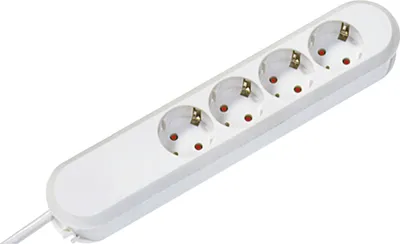 Produktbild von BACHMANN SMART Steckdosenleiste 4x Schutzkontakt, weiß, 1,5 m