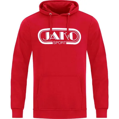 Produktbild von JAKO Uni Kapuzensweat Retro, Farbe:rot, Größe:L
