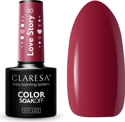 Produktbild von CLARESA Love Story Hybrid-Nagellack Nr. 8 5 g