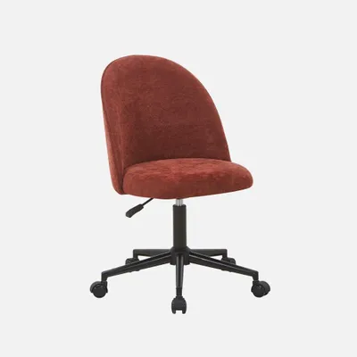 Immagine prodotto di Sedia da ufficio con rotelle in tessuto, Rosso