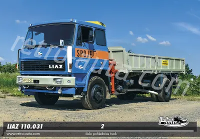 Produktbild von Postkarte TRUCK Nr. 02 - Liaz 110.031 mit HR 3001 (1985 - 1993)