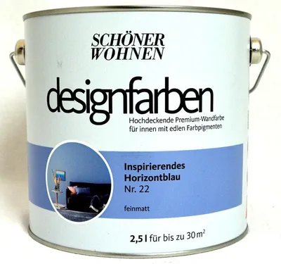 Produktbild von Designfarbe Inspirierendes Horizontblau Nr. 22 2,5 l