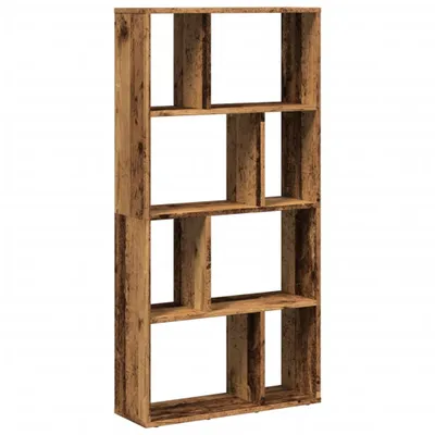 Obrázek produktu pro vidaXL Knihovna v imitaci starého dřeva 60x20x120,5 cm Dřevěný materiál
