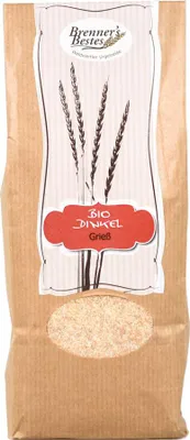 Produktbild von Dinkelgrieß 500g vom Biohof Brenner