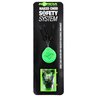 Produktbild von Korda Naked Chod System – 3 Karpfenmontagen