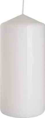 Obrázok produktu pre BISPOL cylindrická sviečka Aura 66H 15cm SW70/150 BIELA