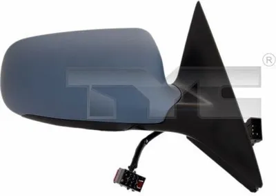 Produktbild von TYC 302-0049 Außenspiegel Seitenspiegel Rechts für AUDI A6 Avant (4B5, C5) Konvex Beheizt mit Memory Grundiert