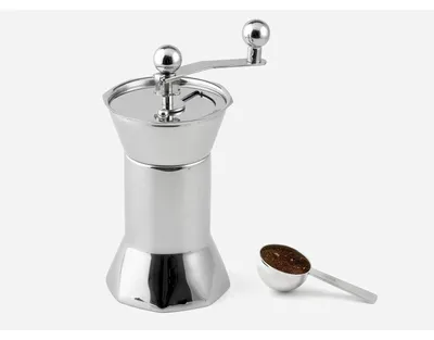Produktbild von Weis Kaffeemühle mit Maßlöffel, Edelstahl, Silber, 10 x 10 x 21 cm