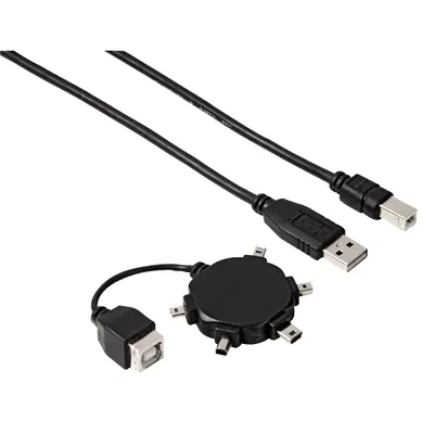 Produktbild von Hama Multi Mini USB Adapter Set - USB-Adapterkit - Schwarz