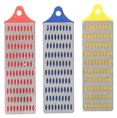 Produktbild von Diamantschleifstein Set - 3 Schleifsteine für Küchenmesser und Werkzeuge - 2gkg8wdehv