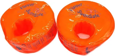 Zdjęcie produktu dla Flipper SwimSafe – pomoc pływacka dla małych dzieci, rękawki pływackie z niezniszczalnym rdzeniem z pianki PE do nauki pływania