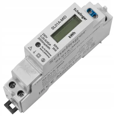 Obrázek produktu pro Jednofázový elektroměr 45 A 0,25 A 6 kV MID SCHELINGER