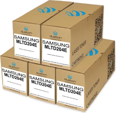 Obrázok produktu pre 5x MLTD204E, MLT-D204E Tonerová kazeta čiernej farby kompatibilná so SAMSUNG M3825 4025 M3875 4075