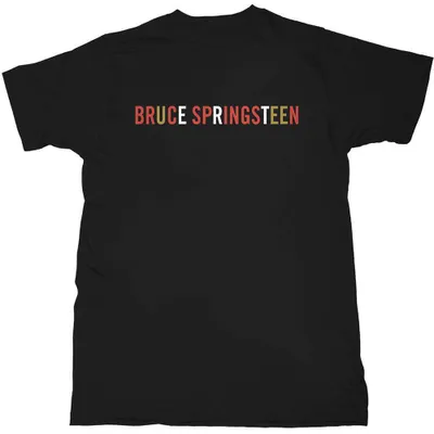 Immagine prodotto di Bruce Springsteen - Maglietta grande Logo Uomo - nero