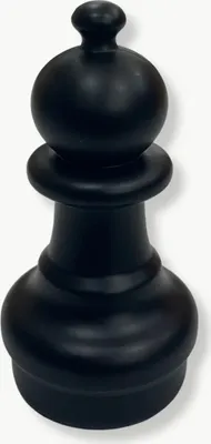 Produktbild von Ubergames - Schachfigur - Bauern 42 cm - Schwarz - Geeignet für Ubergames Schachspiel