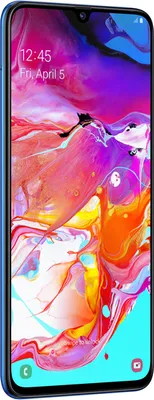 Produktbild von Samsung Galaxy A70 SM-A705FN/DS, 17 cm (6.7"), 6 GB, 128 GB, 32 MP, Android 9.0, Blau