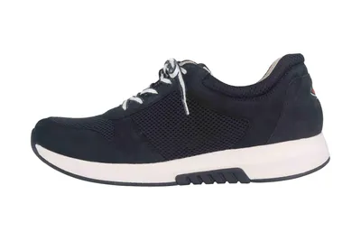 Produktbild von Gabor ROLLING SOFT Damenschuhe - bequeme Schnür- Halbschuhe blau Freizeit NEU